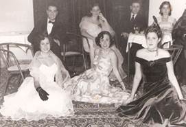 Jewish women in Western dress, evening event at the Italian club (courtesy of my grandmother Laura Baranes)